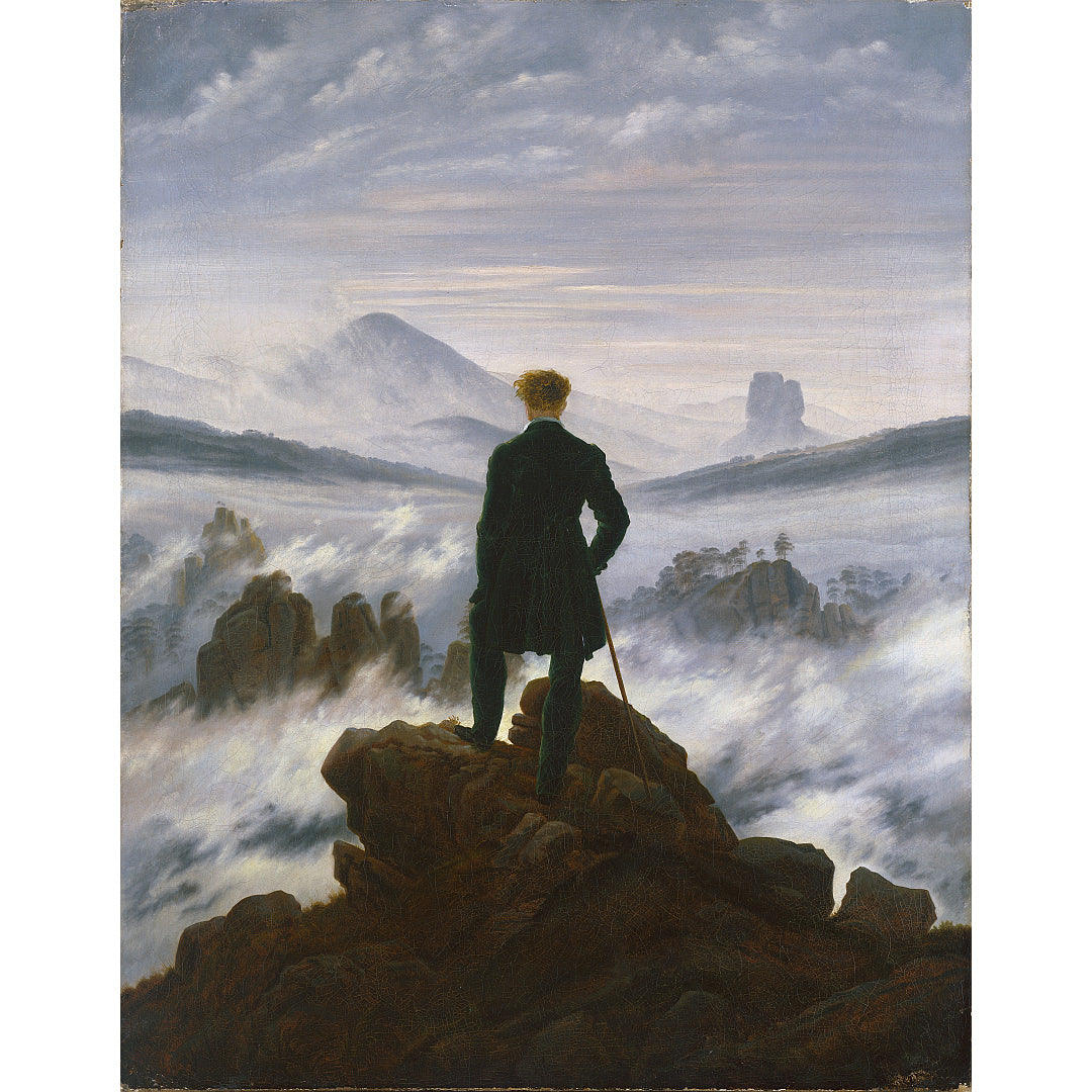 Wanderer above the Sea of Fog - Caspar David Friedrich (c. 1818)