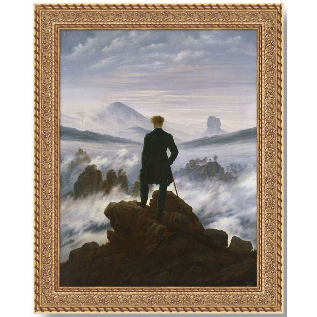 Wanderer above the Sea of Fog - Caspar David Friedrich (c. 1818)