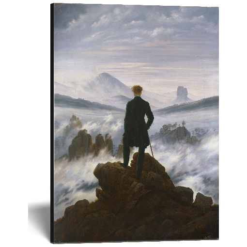 Wanderer above the Sea of Fog - Caspar David Friedrich (c. 1818)