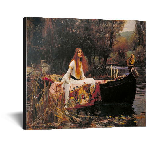 The Lady of Shalott - John William Waterhouse (c. 1888)